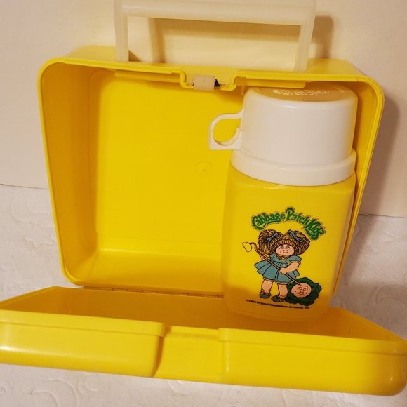 CABBAGE PATCH KIDS PLASTIC LUNCH BOX WITH THERMOS - Picture 11 of 16